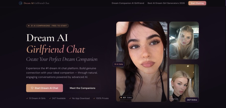 DreamGirl AI preview